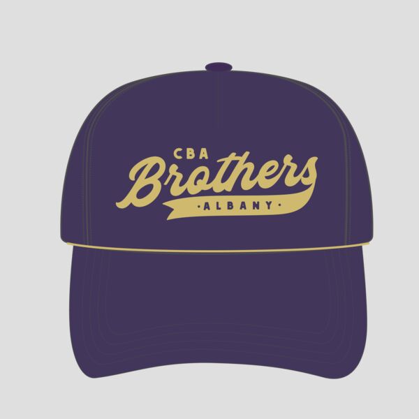 CBA Purple and Gold Rope Cap Thumbnail