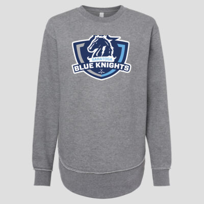Blue Knights Blue - Women's Weekend Fleece Crewneck Sweatshirt Thumbnail
