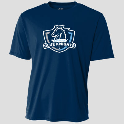 Blue Knights White - Cooling Performance Short Sleeve Tee Thumbnail